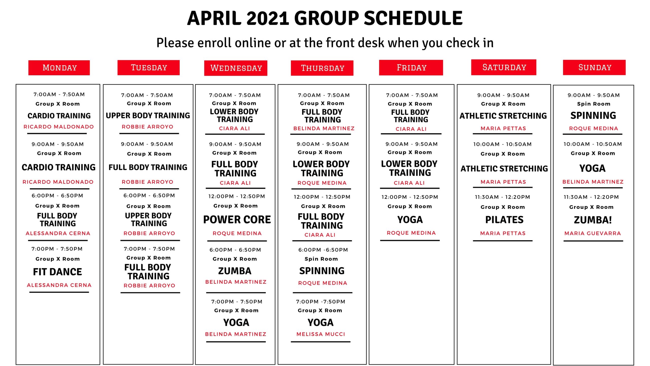 Schedule. Music class Schedule.